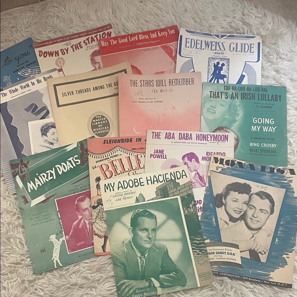 Vintage Sheet Music Collection